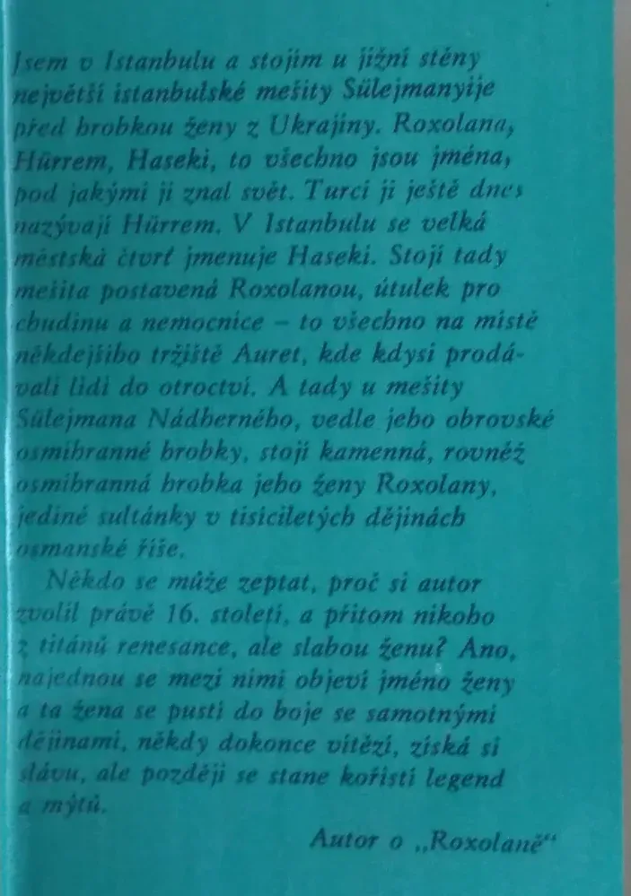 Roxolana - Pavlo Zahrebelnyj (v češtině)
