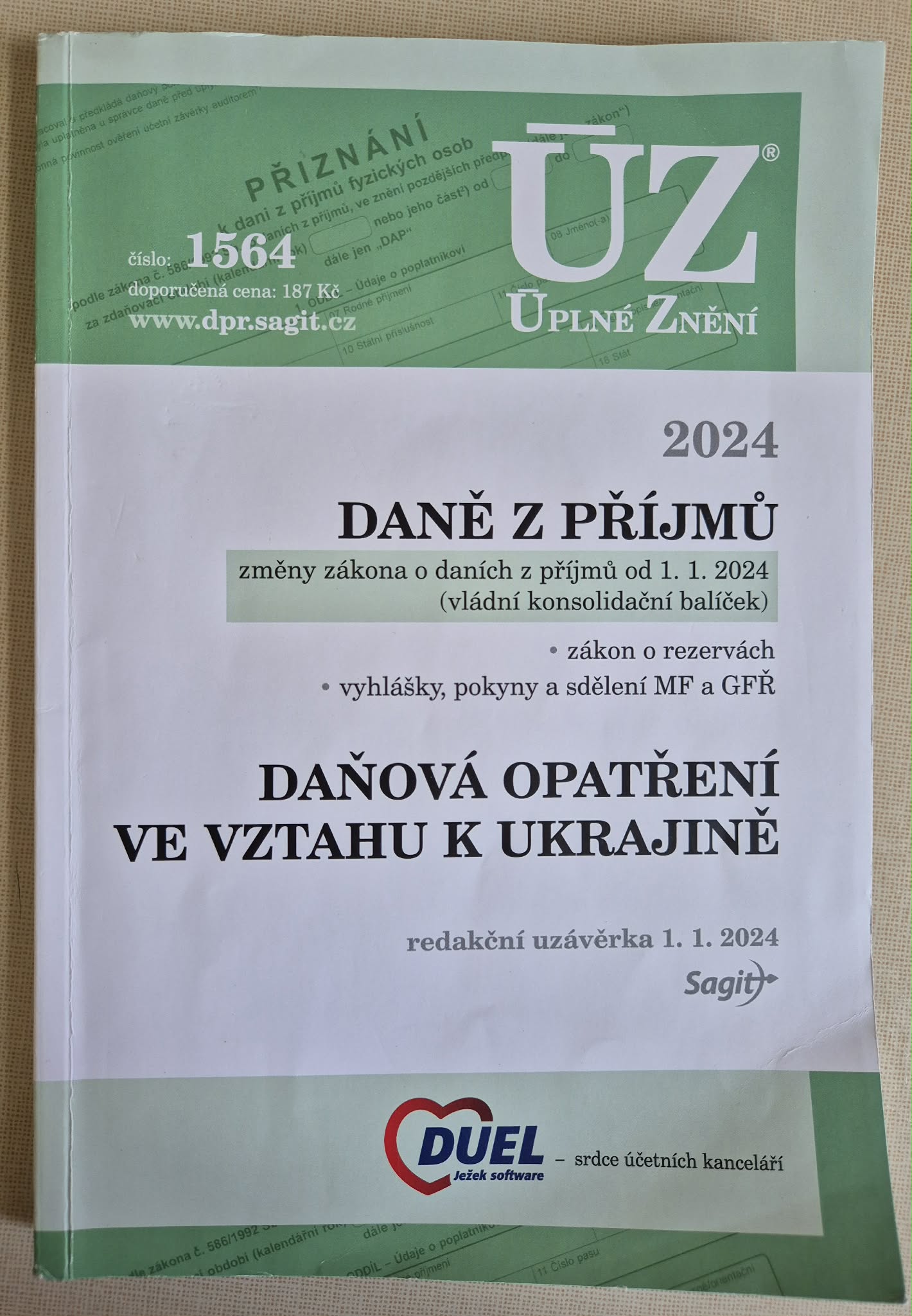 Daně z příjmu 2024