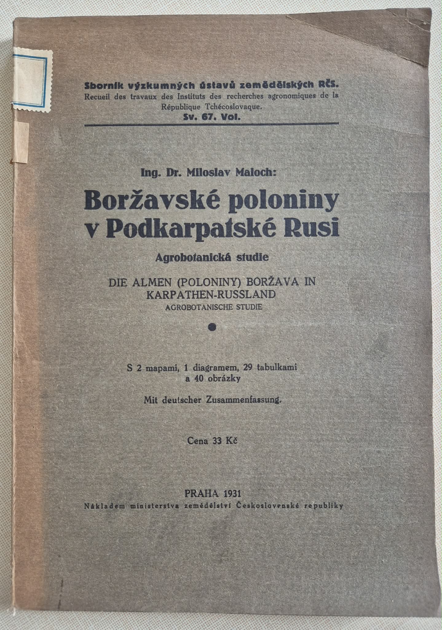 Boržavské poloniny v Podkarpatské Rusi