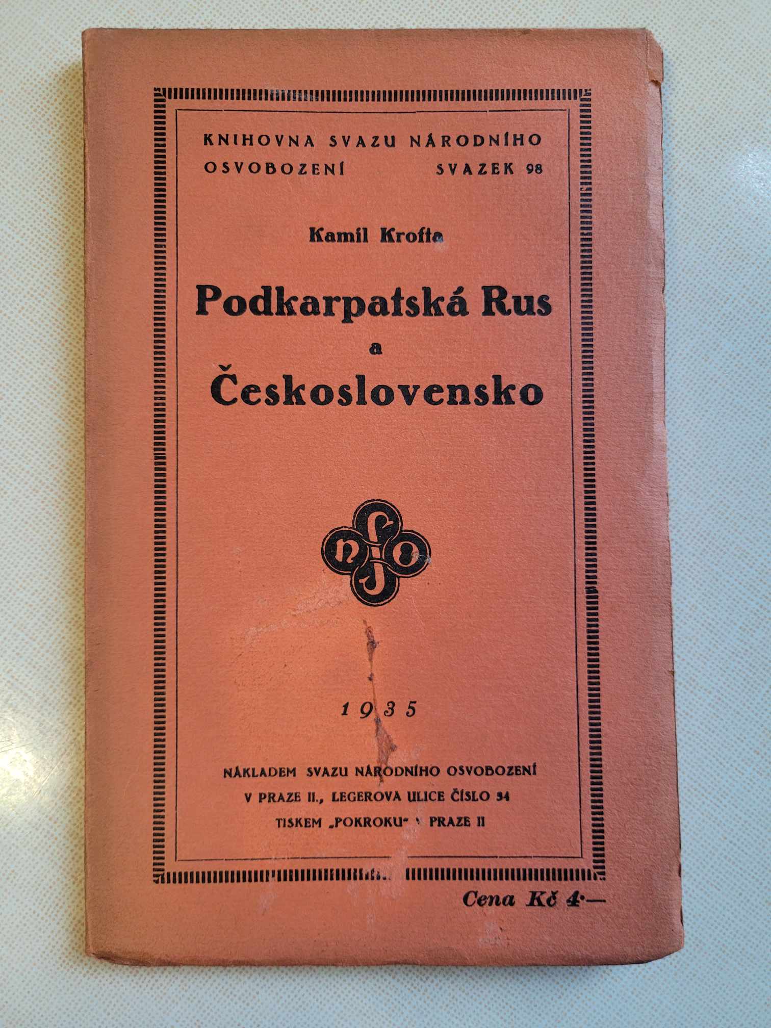 Podkarpatská Rus a Československo - Kamil Krofta