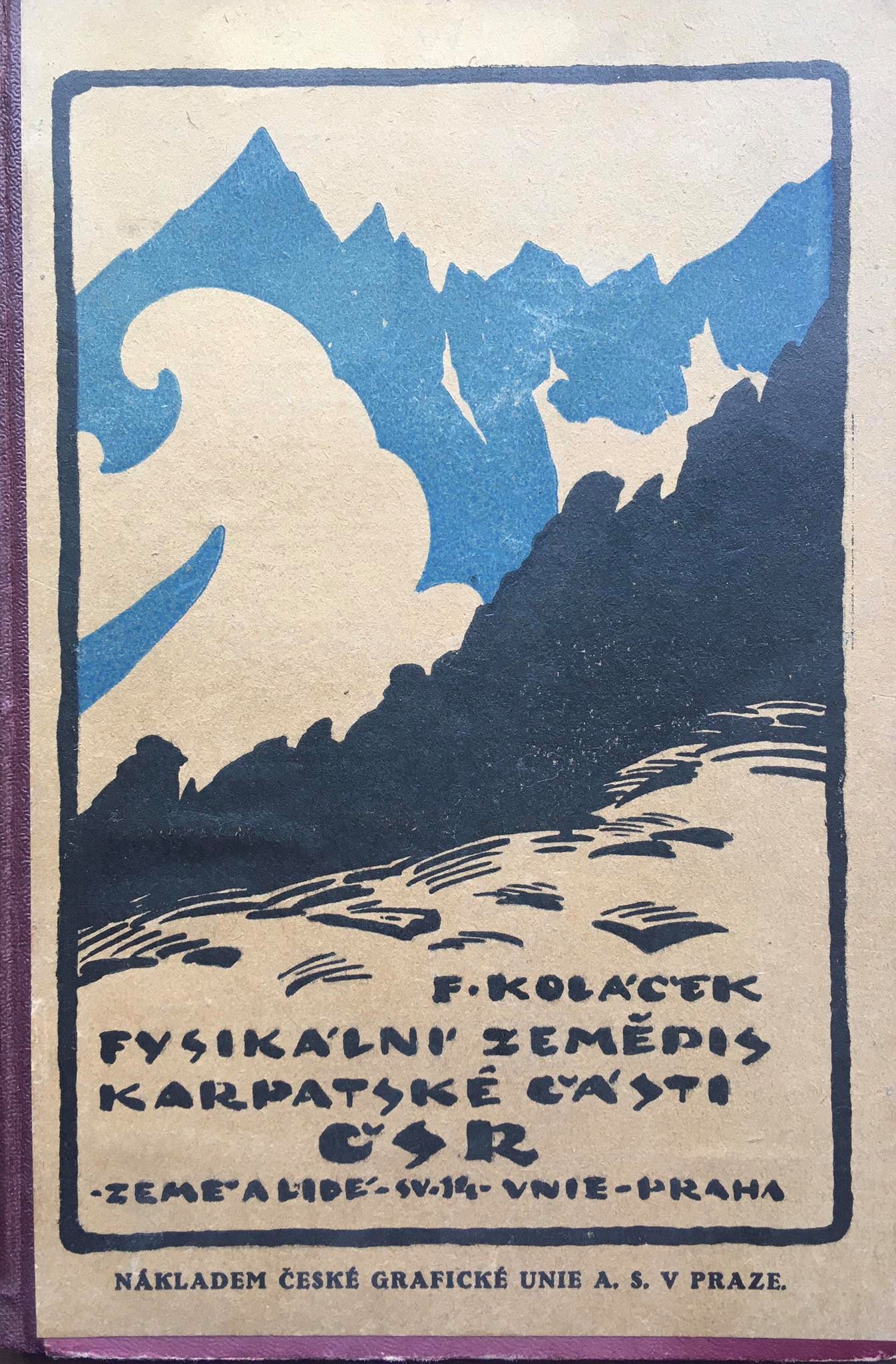 Fysikální zeměpis karpatské části ČSR, F.Koláček