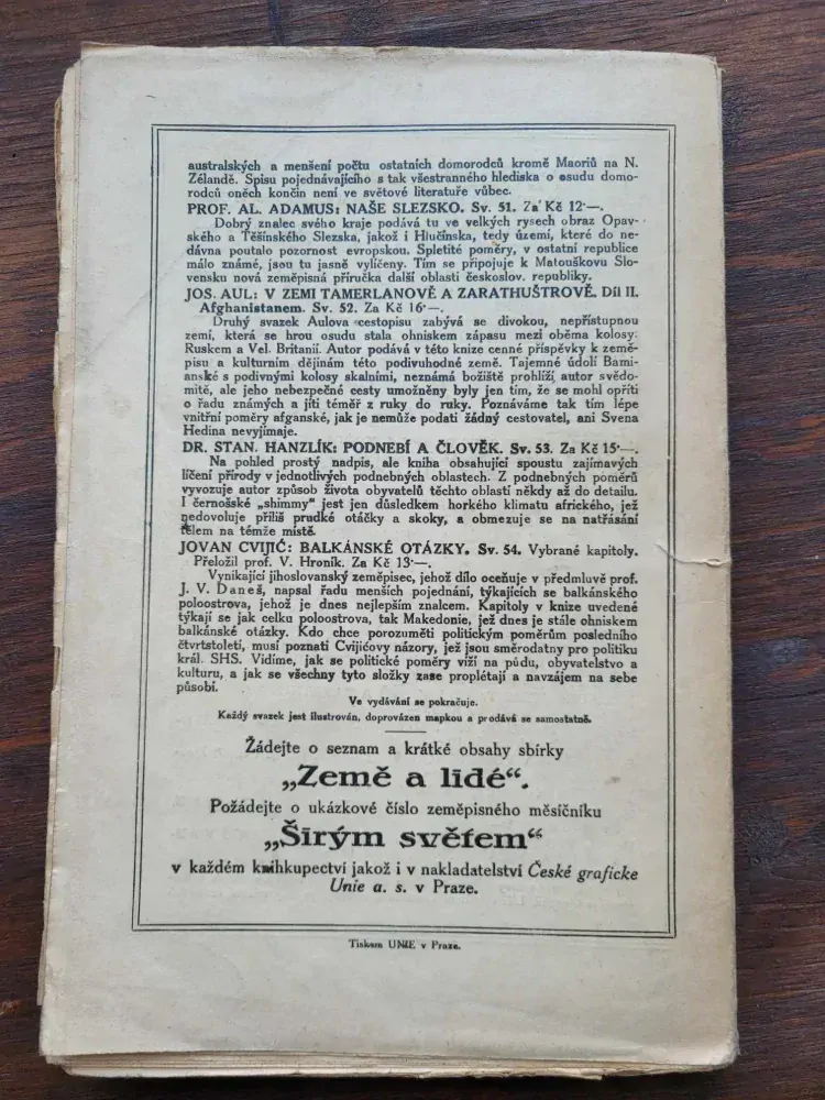 Podkarpatská rus - Země a lidé, Dr.Karel Matoušek