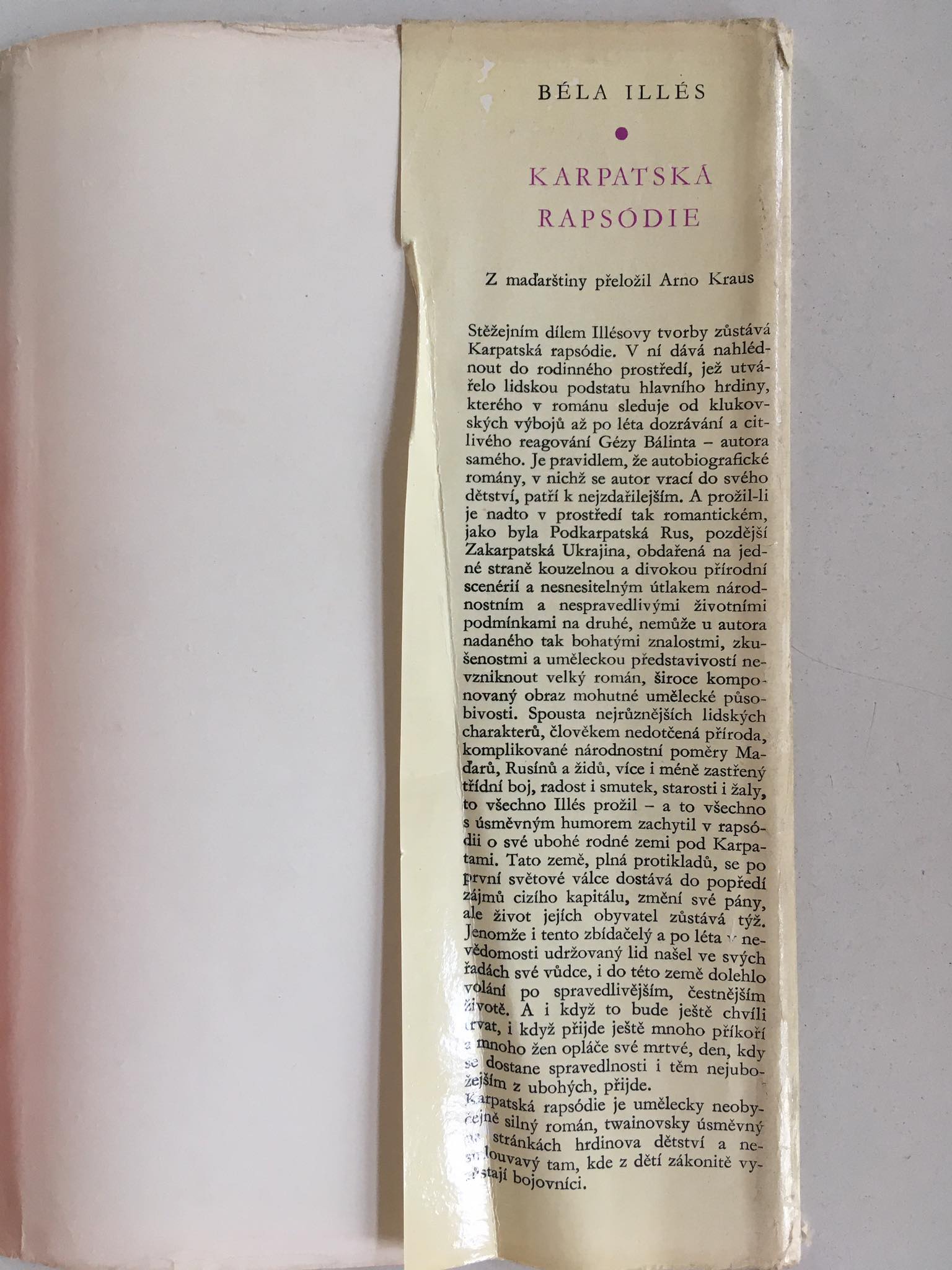 Karpatská Rapsódie, Béla Illés