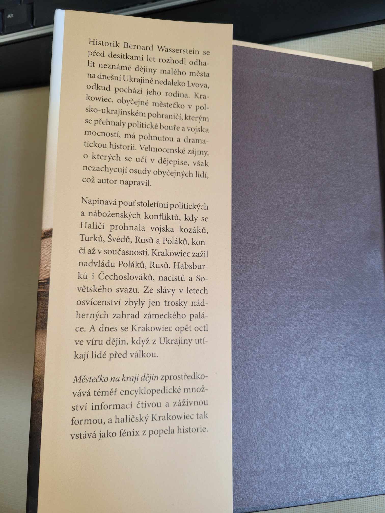 Městečko na kraji dějin, Bernard Wasserstein