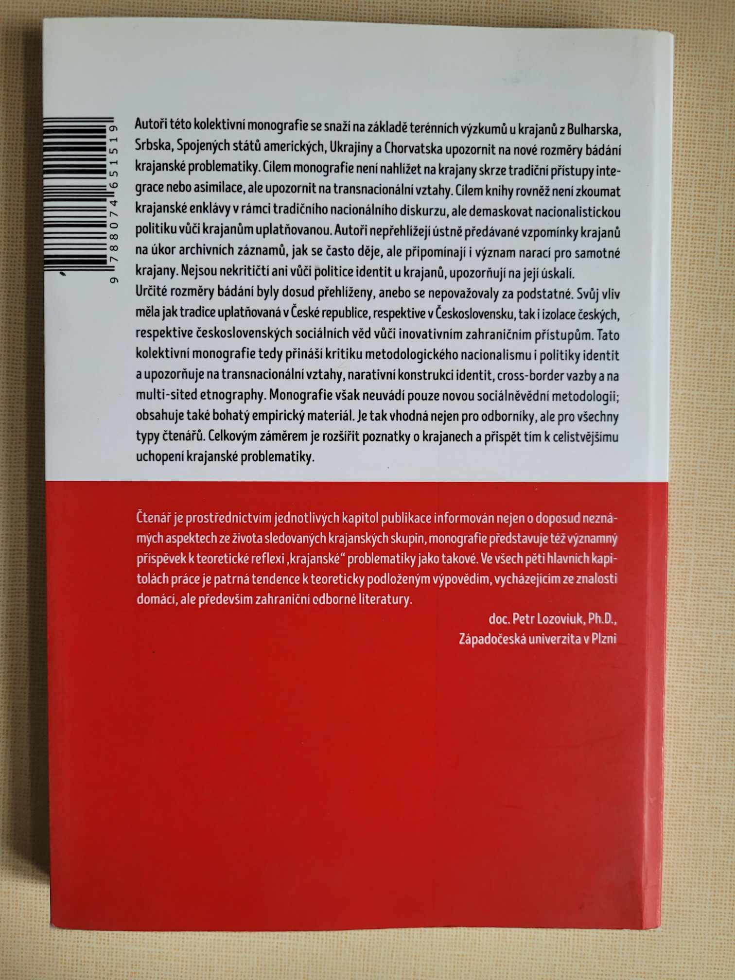Krajané: Hledání nových perspektiv - M.Jakoubek, L.Jirka, N.Králová, M.Pavlásek, J.Tůma 
