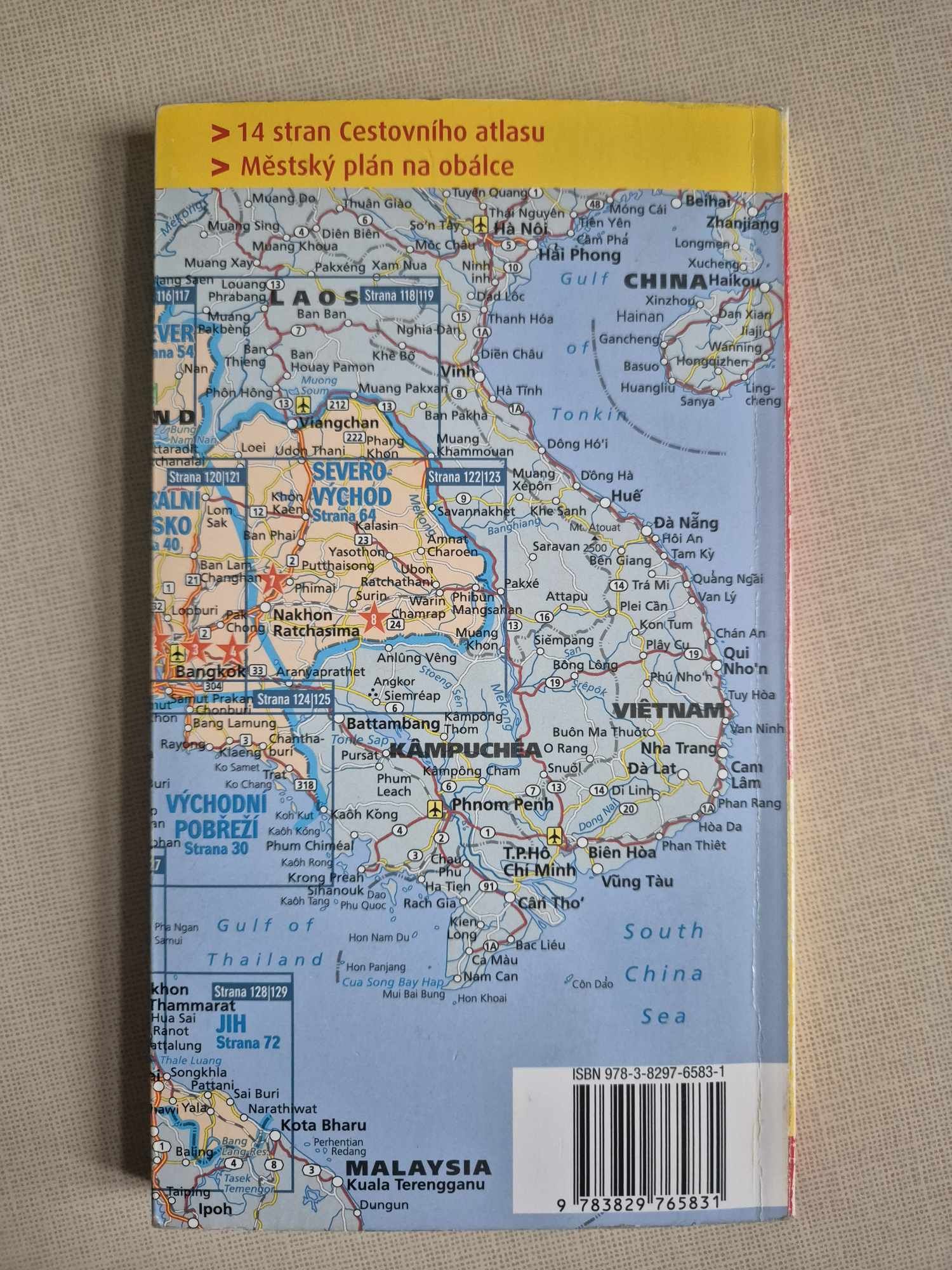 Thajsko s cestovním atlasem