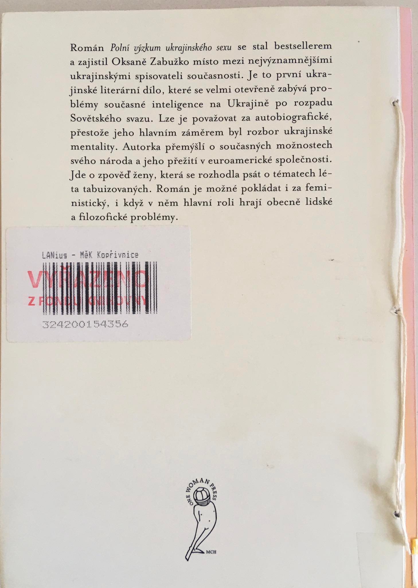 Polní výzkum ukrajinského sexu - Oksana Zabužko