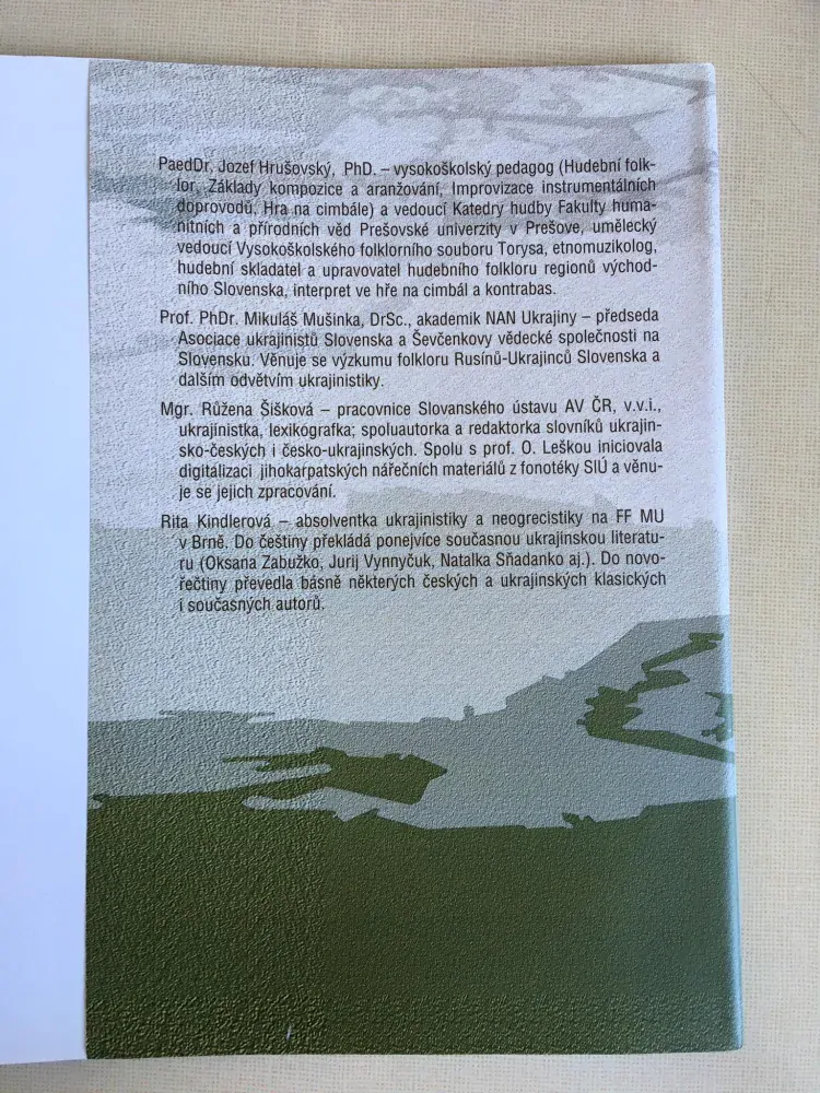 Vyprávění a písně Rusínů z východního Slovenska (vč. 2 CD)