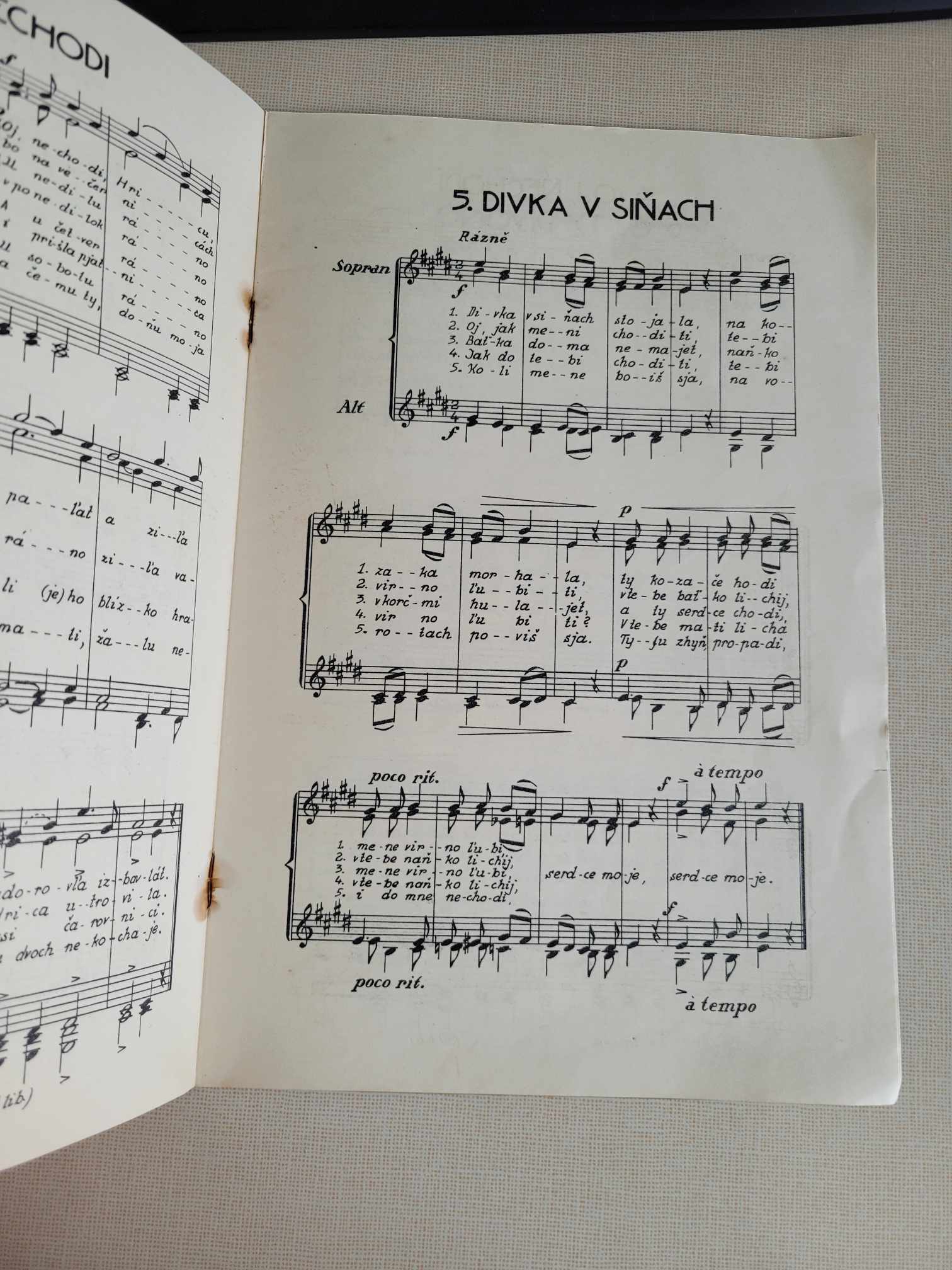 Osm písní z Podkarpatské Rusi, Josef Plavec