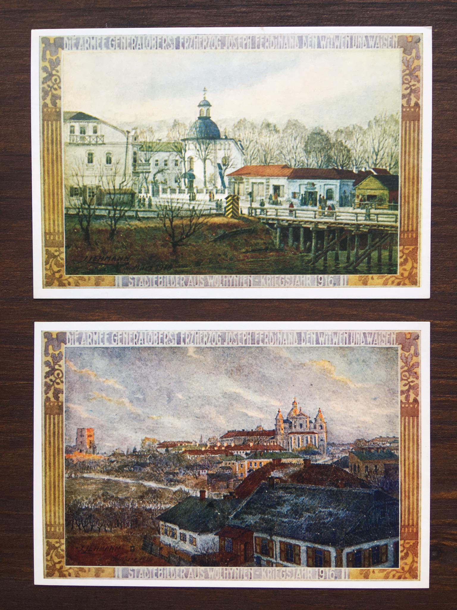 Starobylý Lutsk na pohlednicích